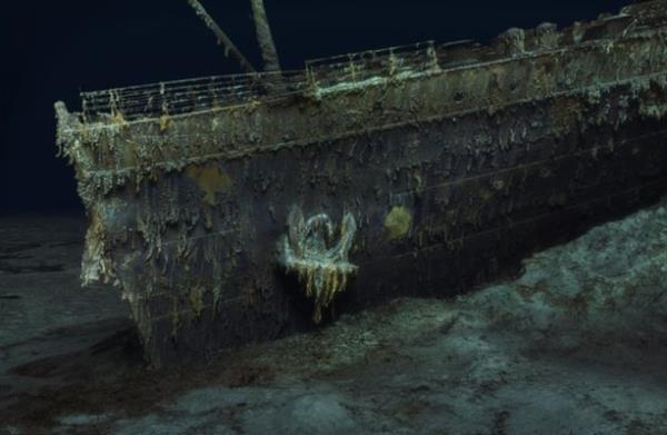 泰坦尼克号沉船在第一次全尺寸3D扫描中被捕获